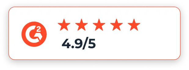 G2 Rating 4.9/5