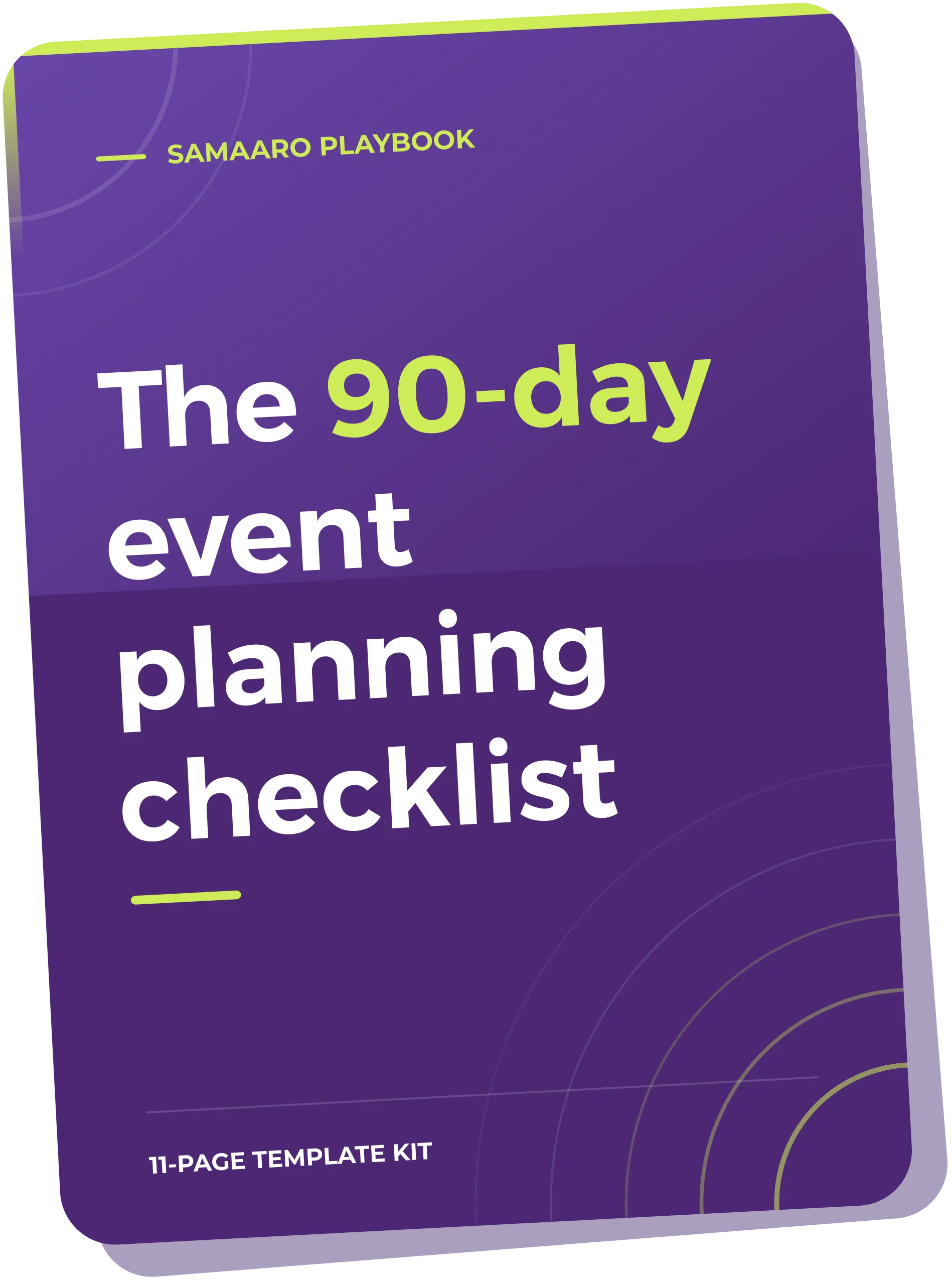 The 90-Day Event Planning Checklist