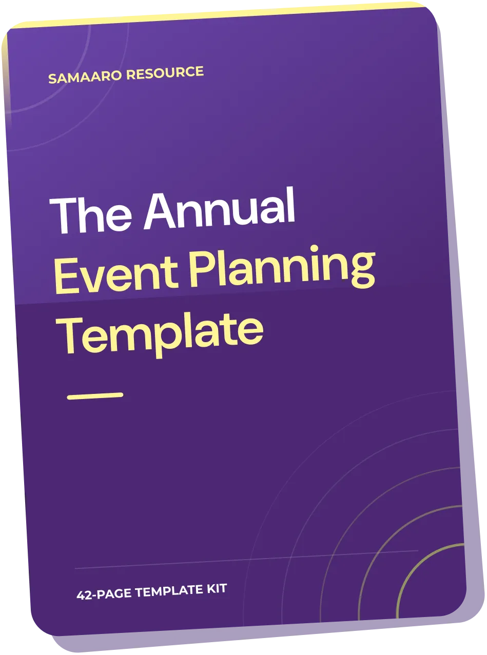 The Annual Event Planning Template