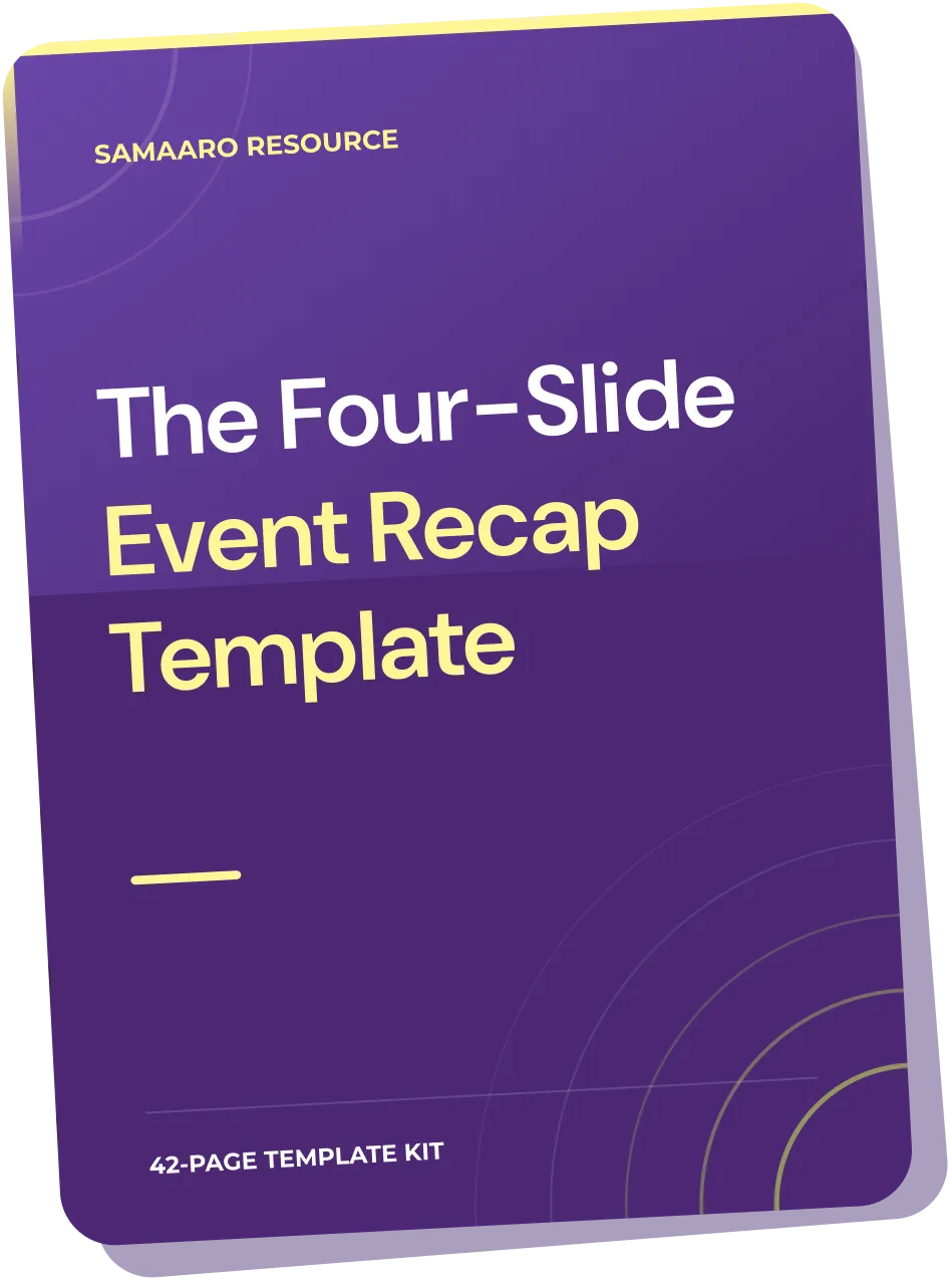 The Four-Slide Event Recap Template