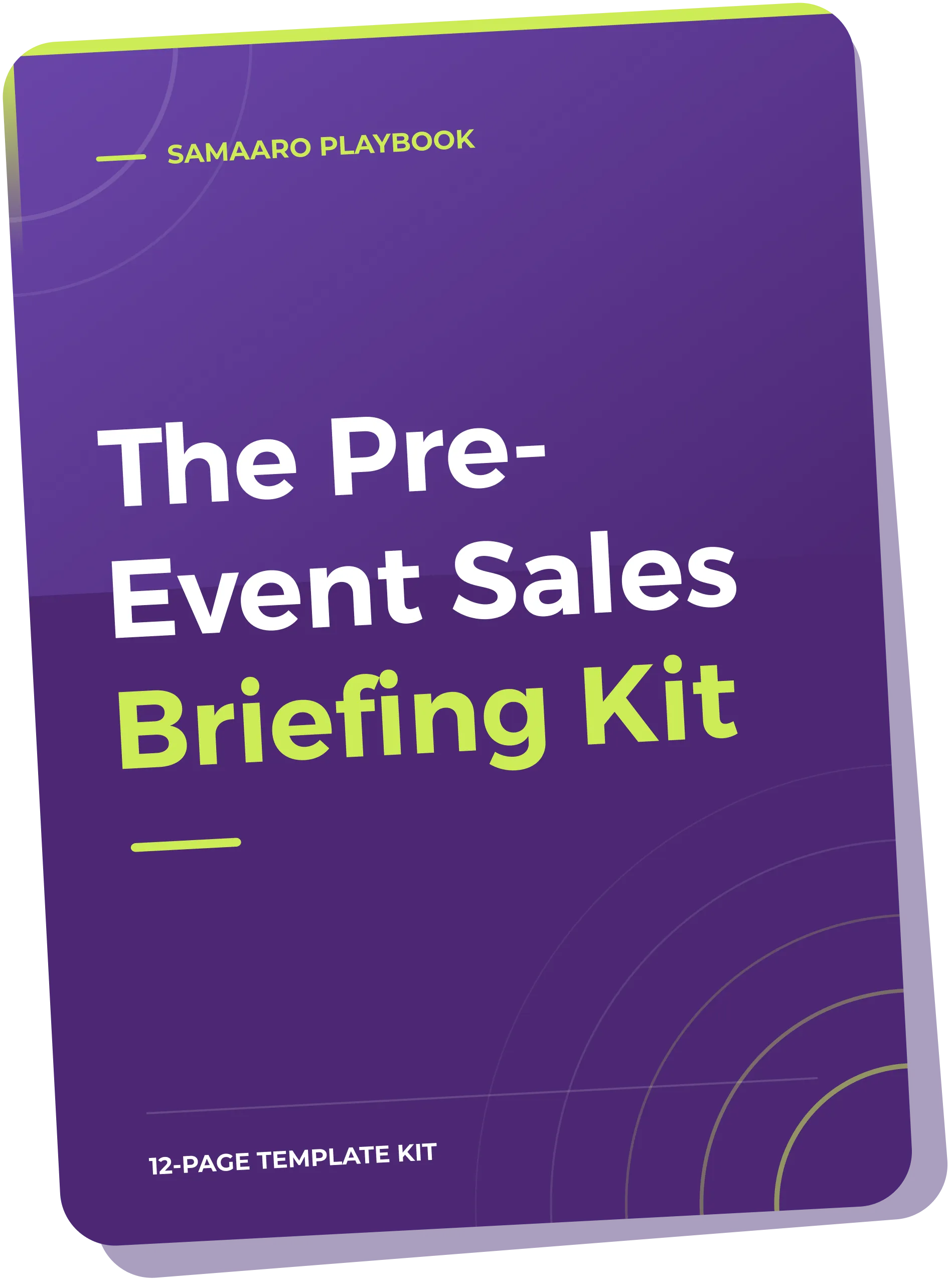 The Pre-Event Sales Briefing Kit