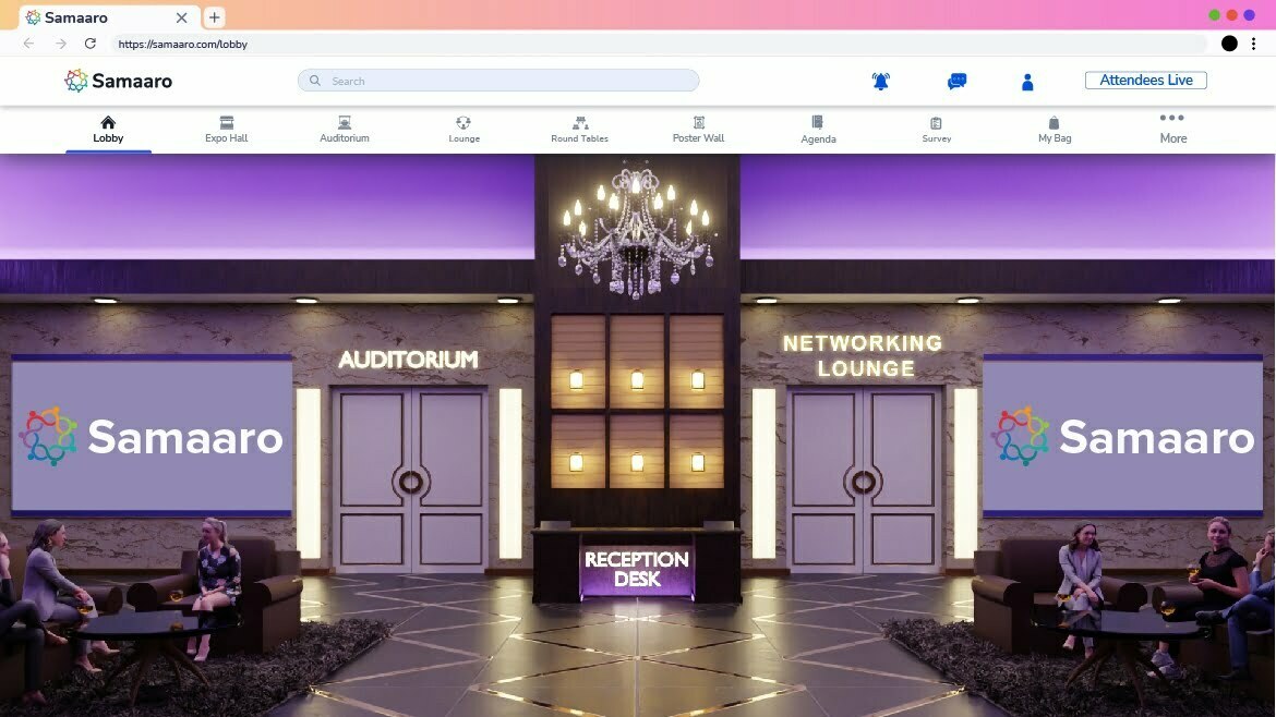 Virtual trade show platform