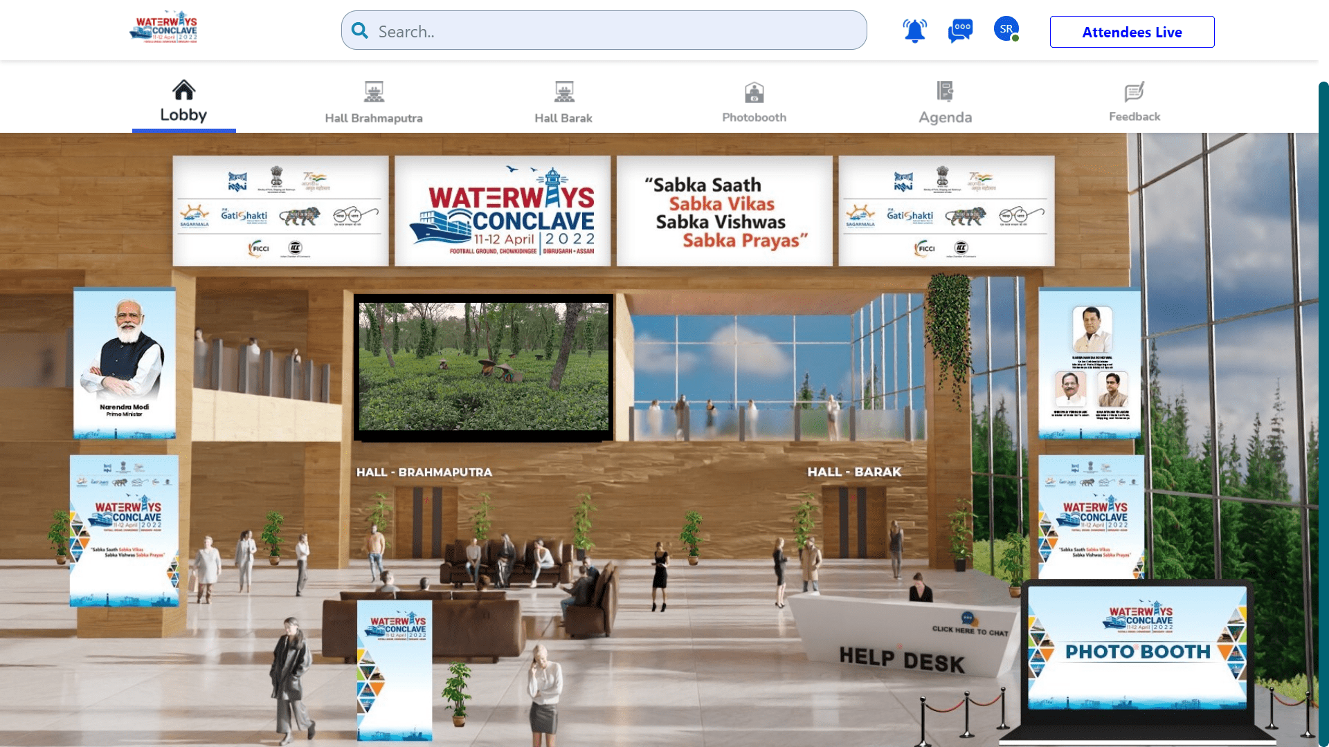 waterways conclave welcome lobby