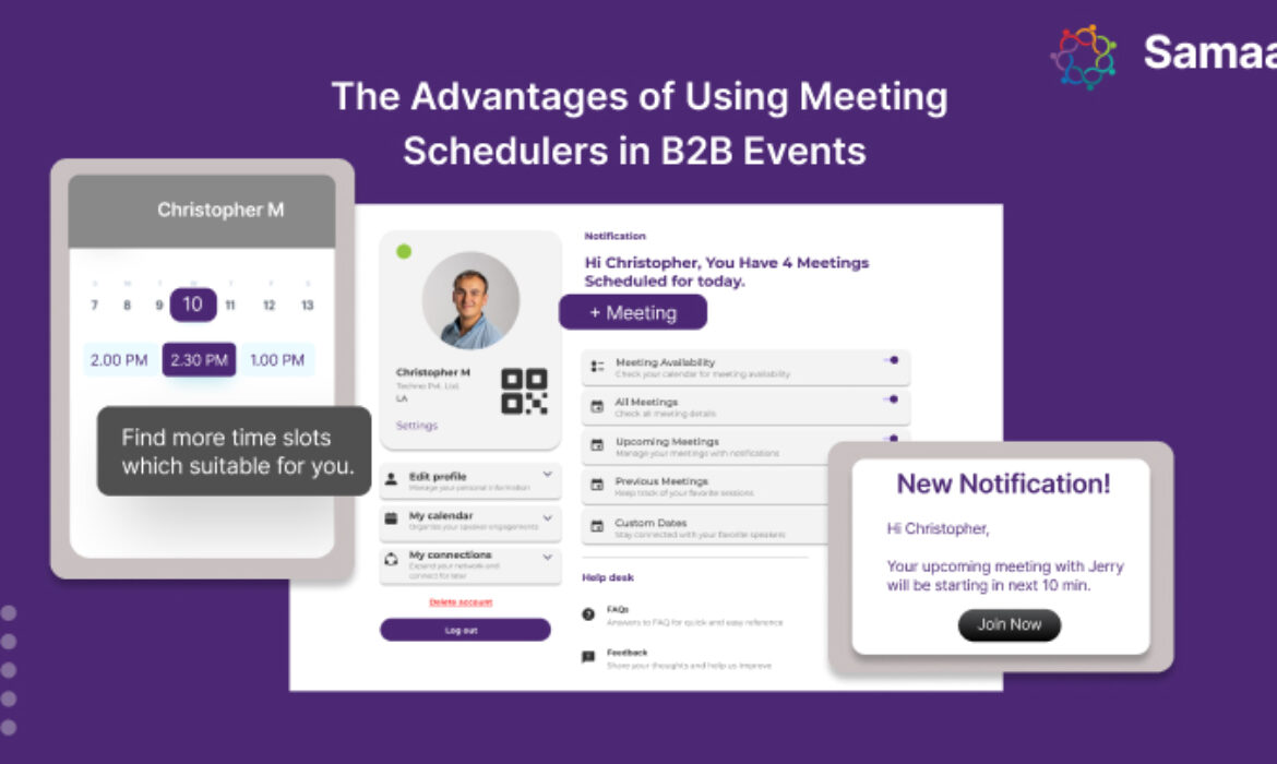 The Advantages of Using Meeting Schedulers in B2B Events 
