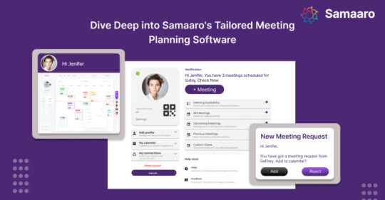 Dive Deep into Samaaro’s Tailored Meeting Planning Software 