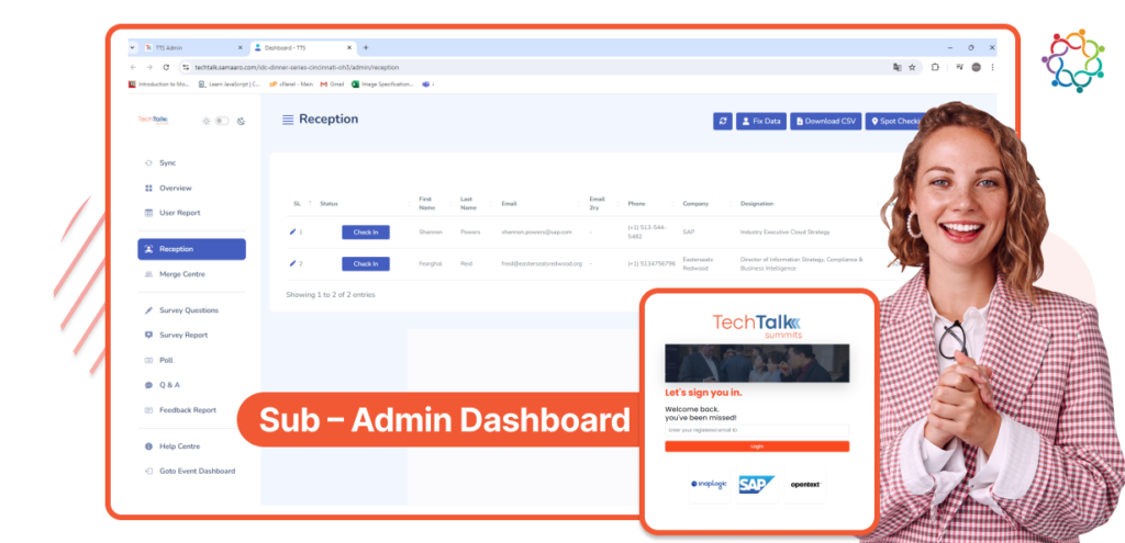 Sub – Admin Dashboard