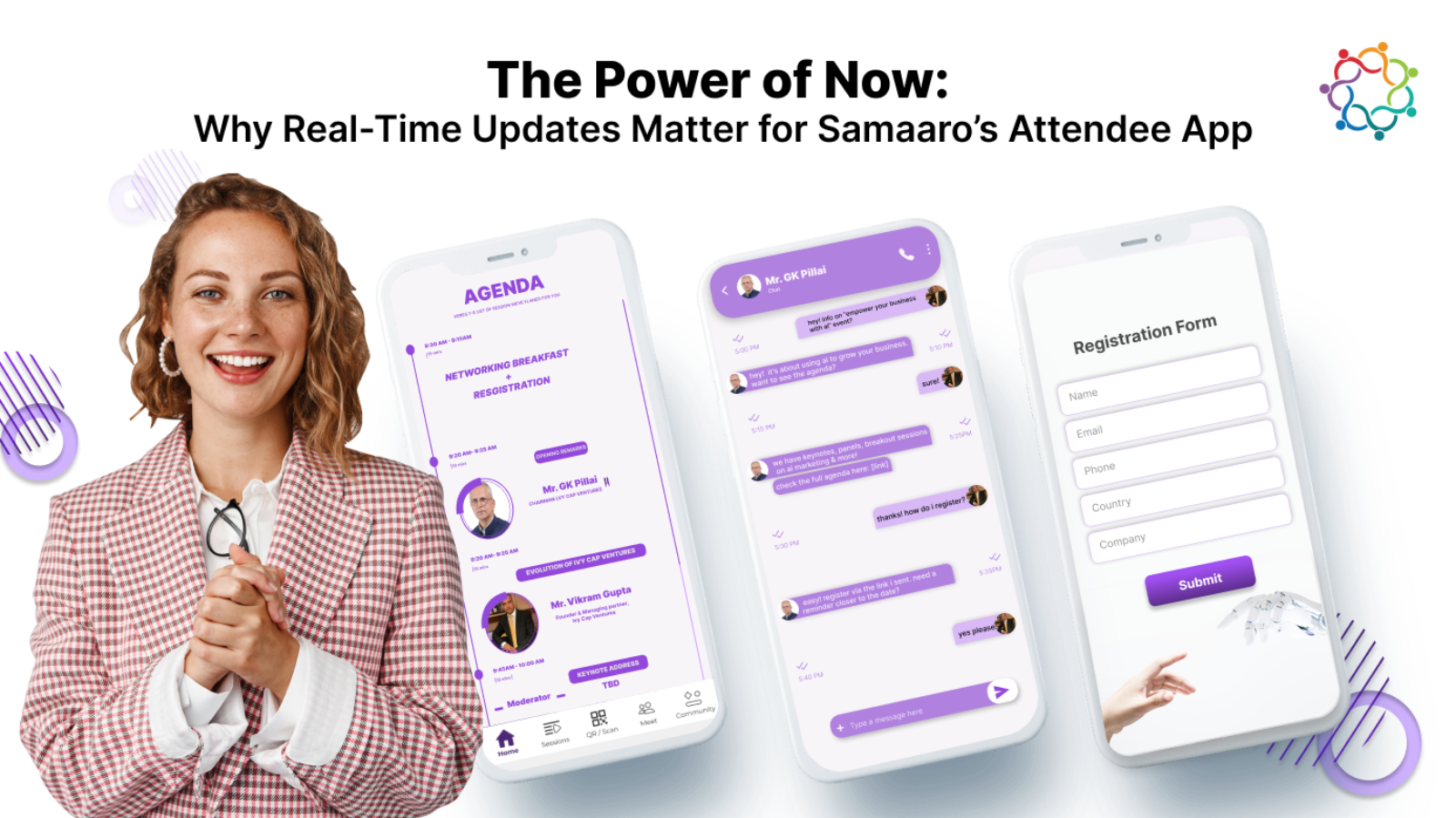 The Power of Now- Why Real-Time Updates Matter for Samaaro’s Attendee App