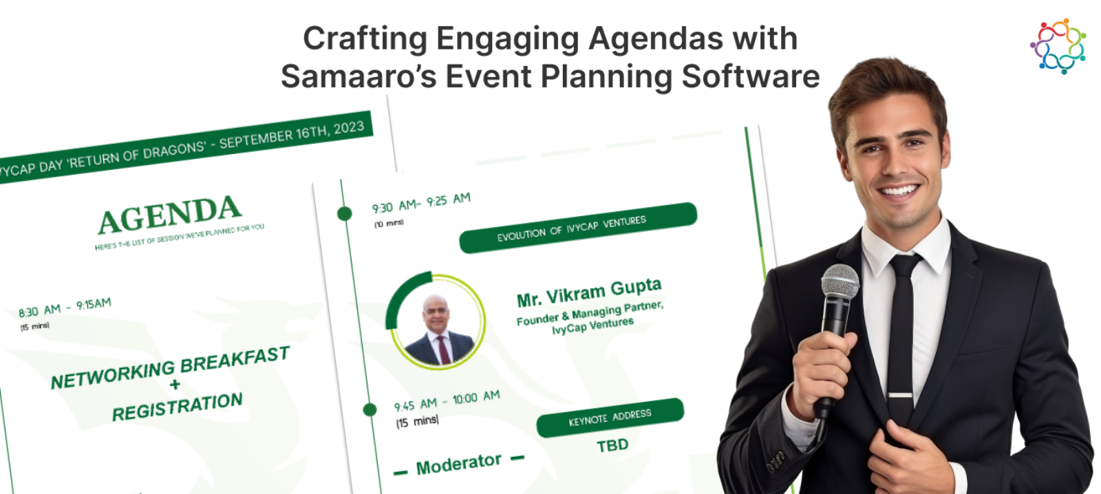 Crafting Engaging Agendas with Samaaro’s Event Planning Software