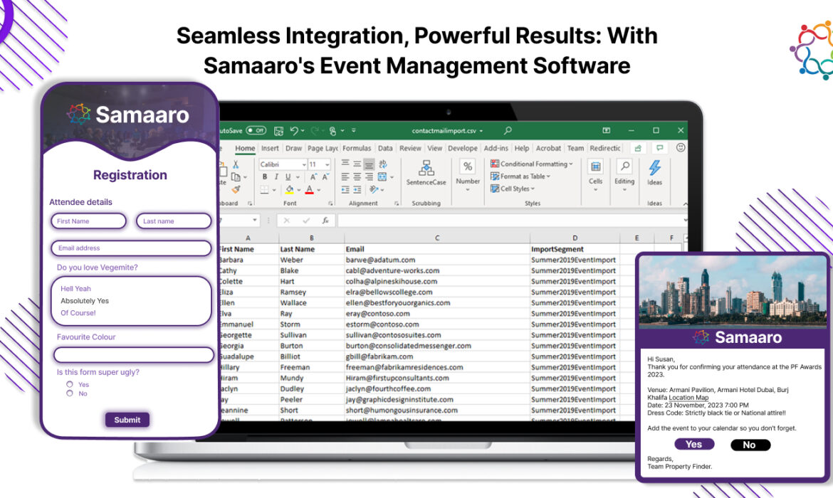 Seamless Integration, Powerful Results: With Samaaro’s Event Management Software