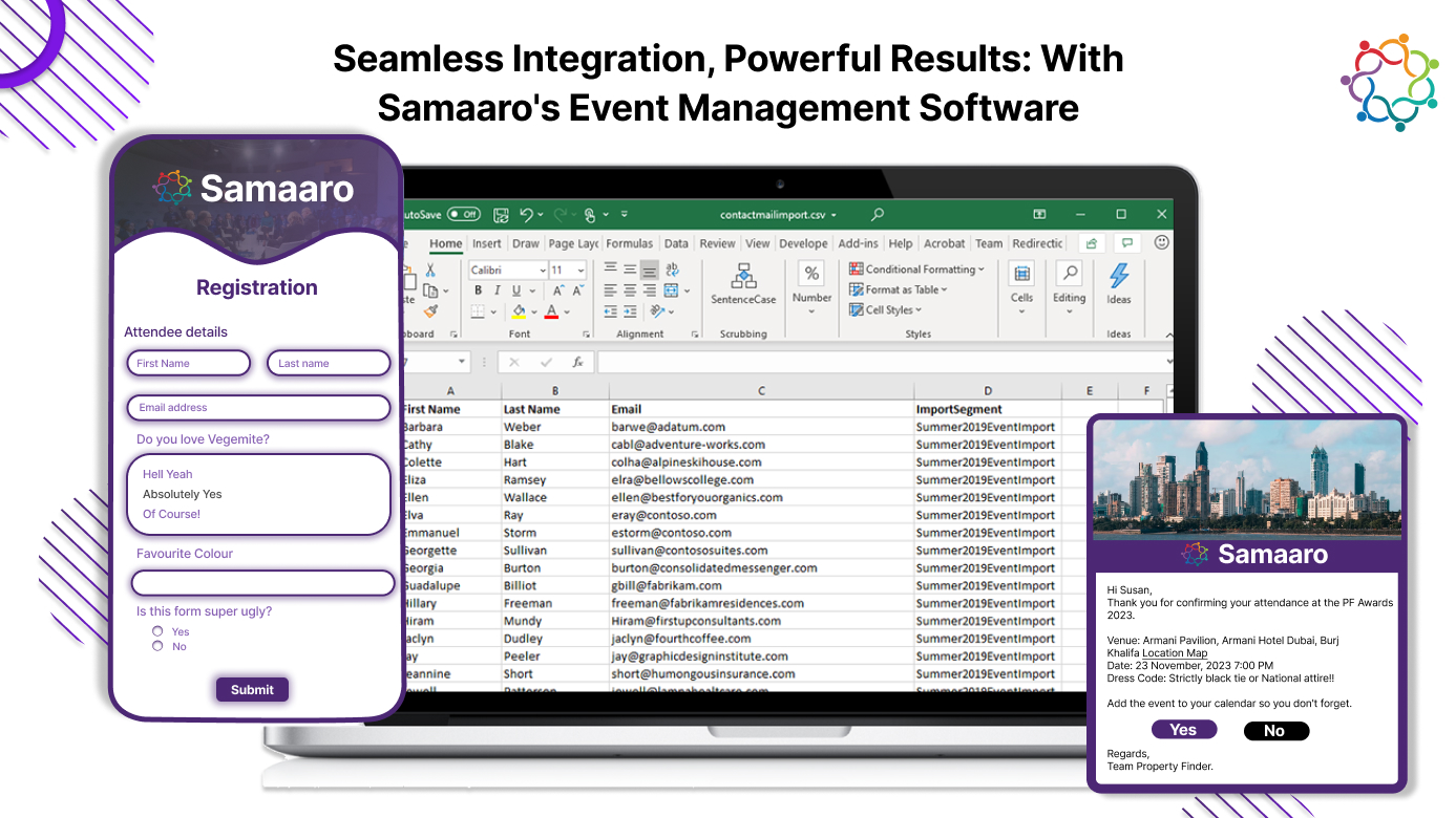 Seamless Integration, Powerful Results: With Samaaro's Event Management Software