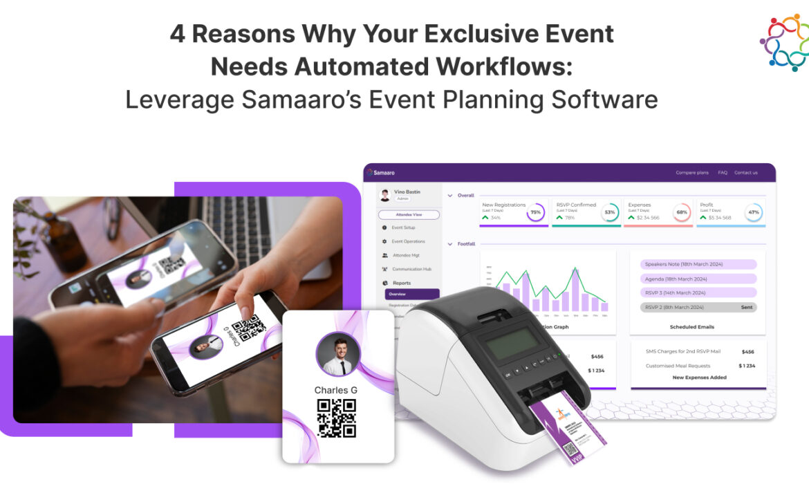 4 Reasons Why Your Exclusive Event Needs Automated Workflows: Leverage Samaaro’s Event Planning Software 