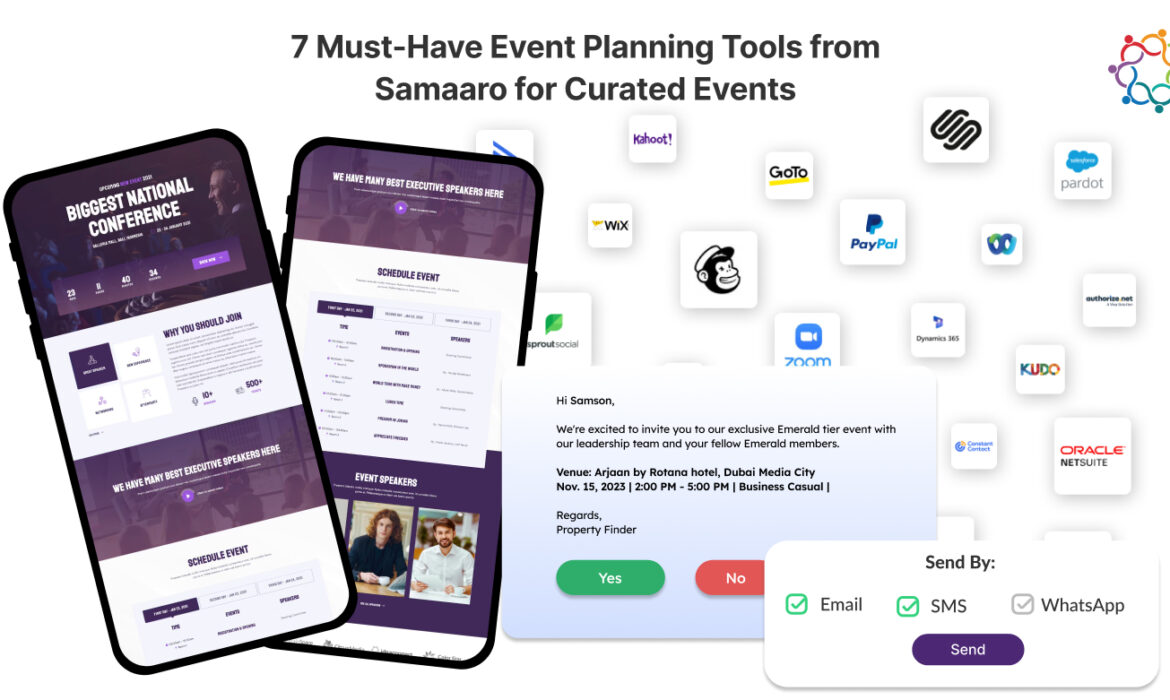 7 Must-Have Event Planning Tools from Samaaro for Curated Events