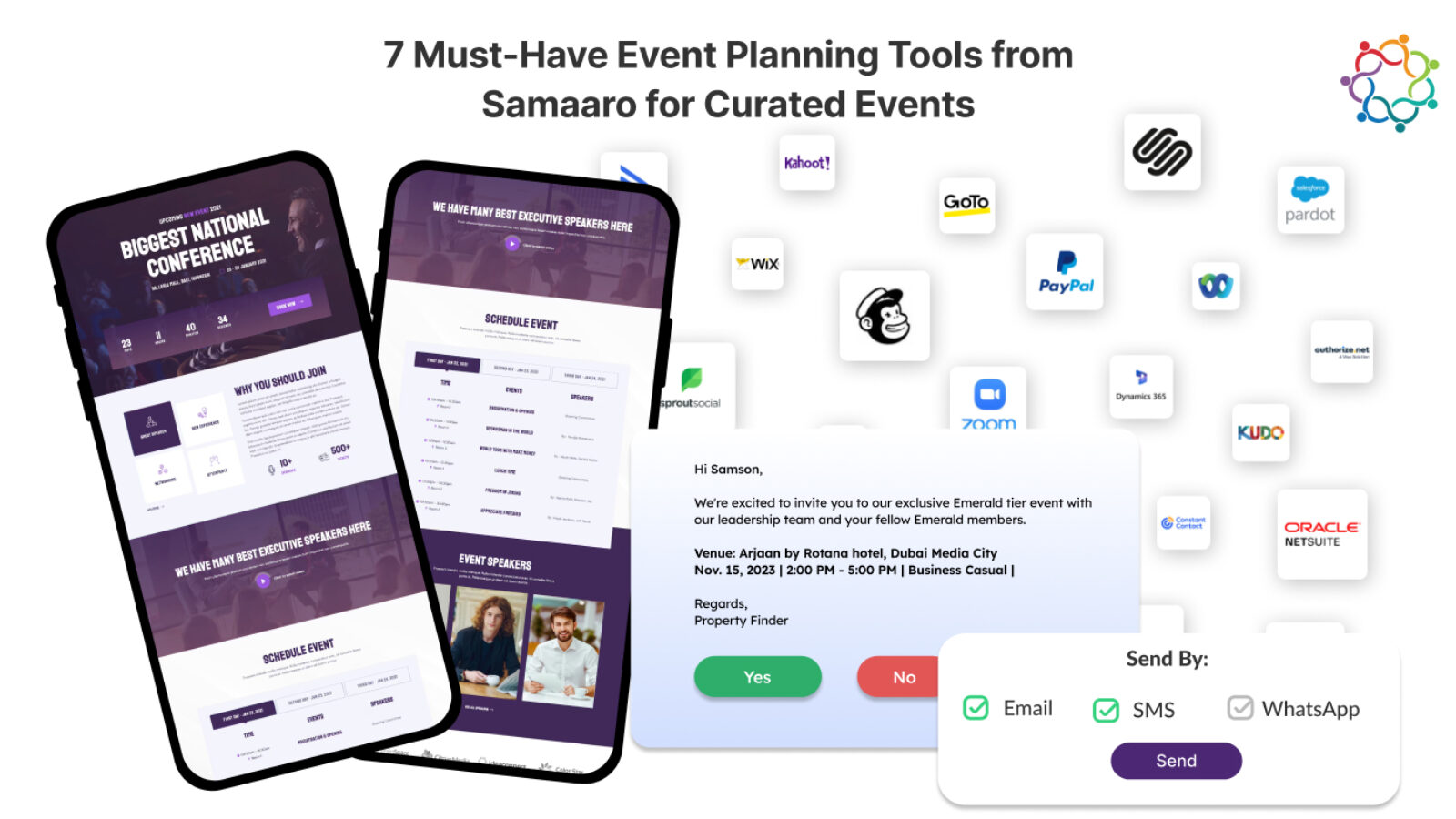 7 Must-Have Event Planning Tools from Samaaro for Curated Events