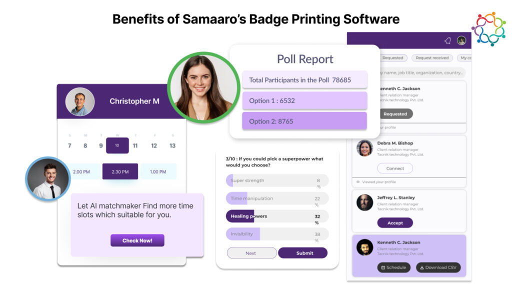 Benefits of Samaaro's Badge Printing Software