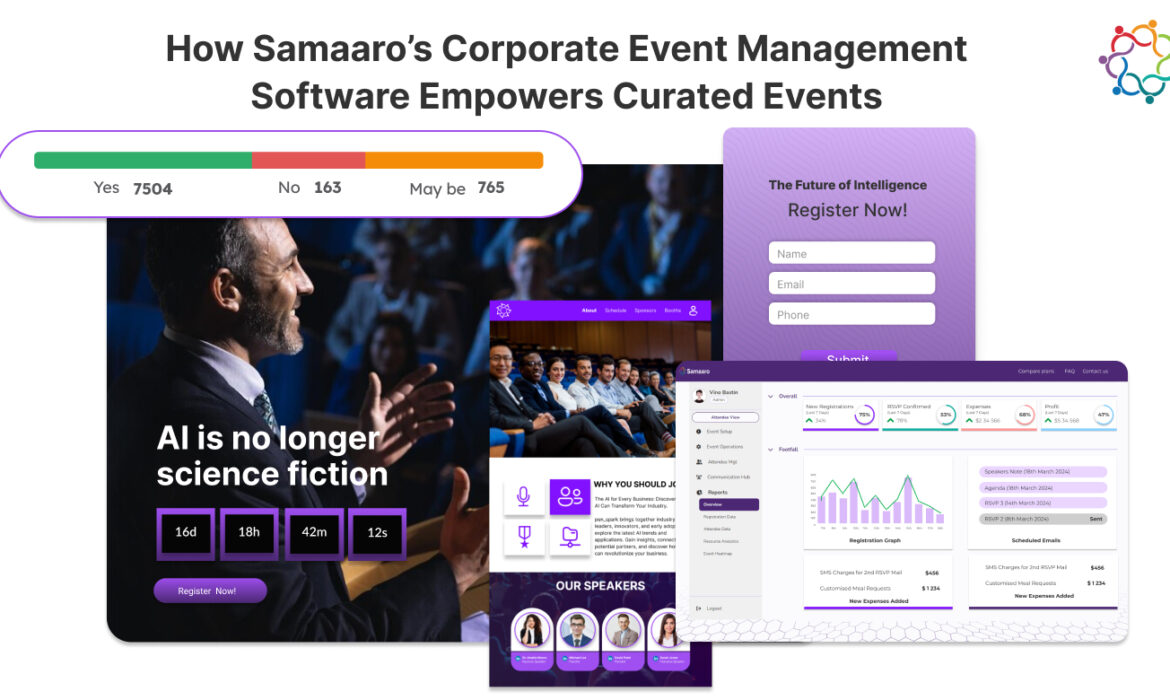 How Samaaro’s Corporate Event Management Software Empowers Curated Events