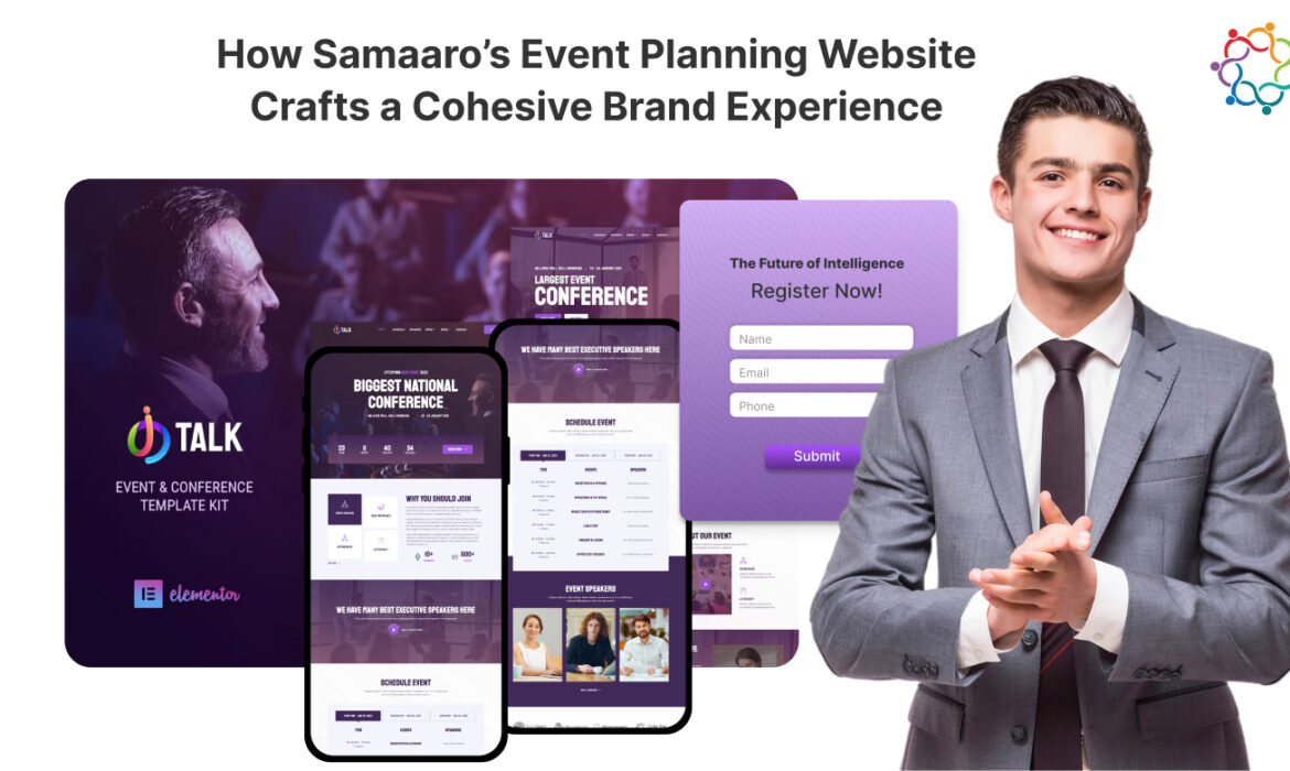 How Samaaro’s Event Planning Website Crafts a Cohesive Brand Experience