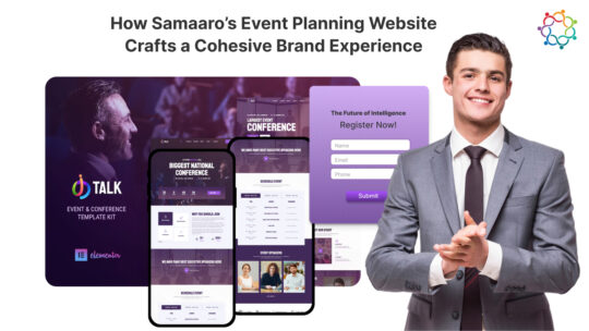 How Samaaro’s Event Planning Website Crafts a Cohesive Brand Experience