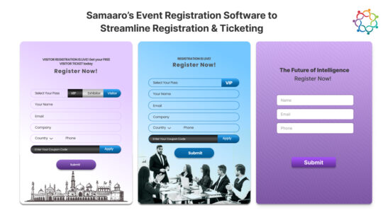 Samaaro's Event Registration Software to Streamline Registration & Ticketing