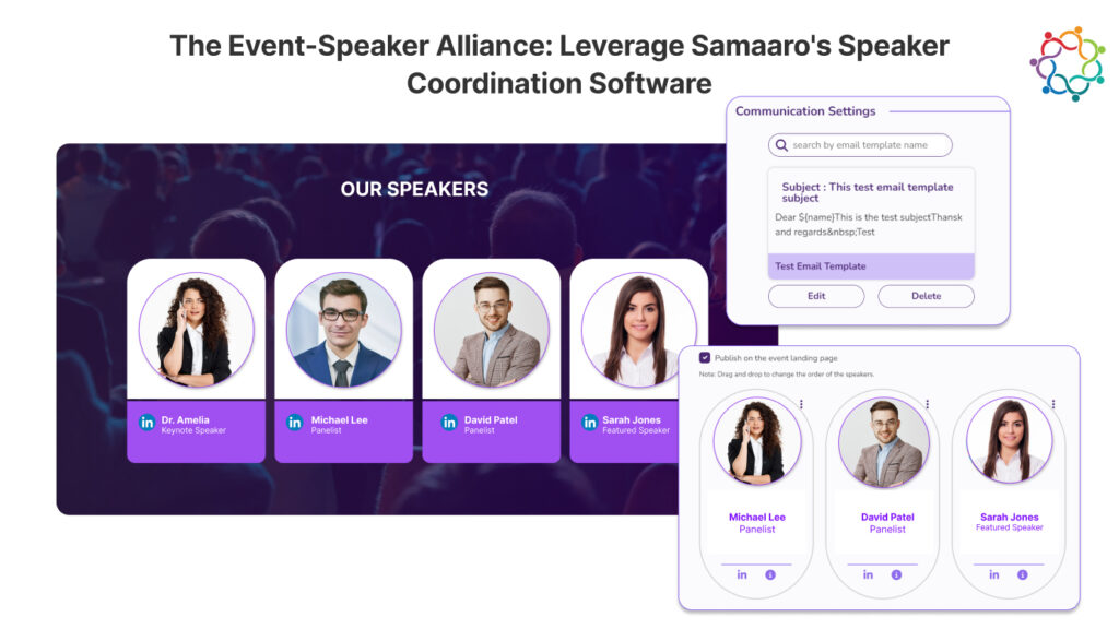 The Event-Speaker Alliance- Leverage Samaaro's Speaker Coordination Software