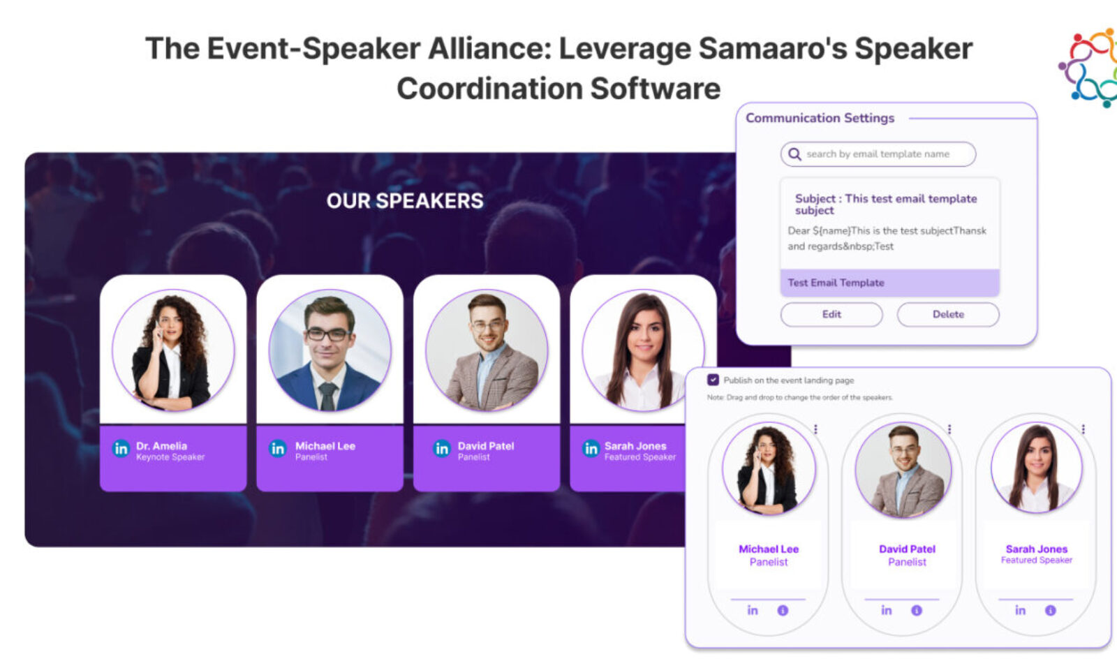 The Event-Speaker Alliance: Leverage Samaaro’s Speaker Coordination Software to Build a Powerful Brand Together
