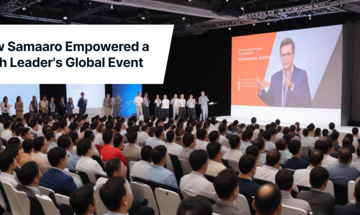 How Samaaro Empowered a Tech Leader's Global Event