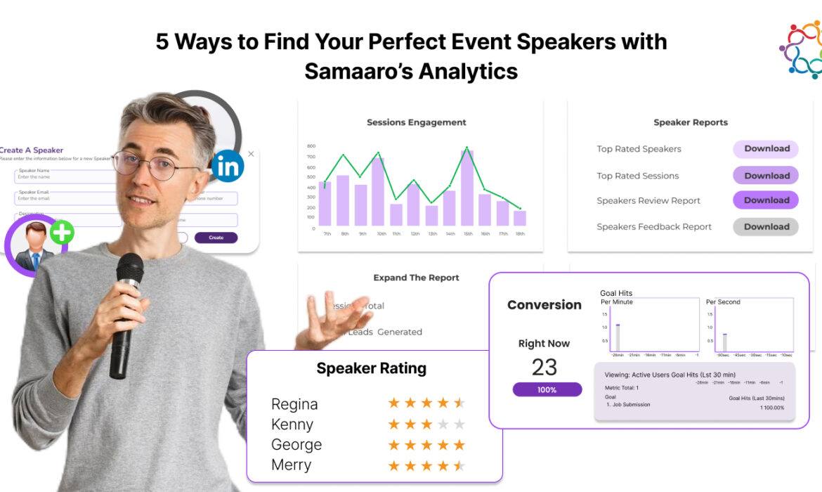 5 Ways to Find Your Perfect Event Speakers with Samaaro’s Analytics