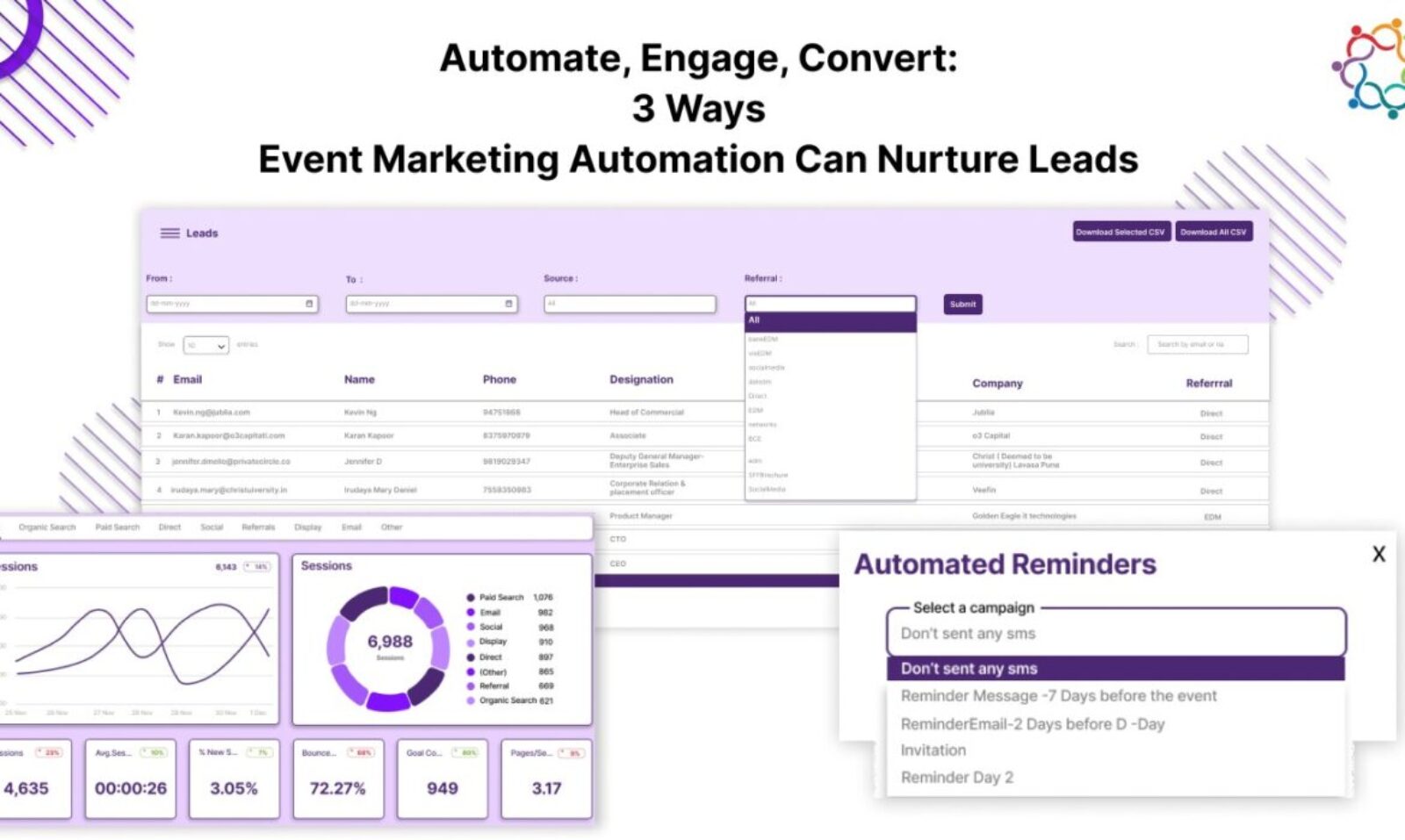 Automate, Engage, Convert: 3 Ways Event Marketing Automation Can Nurture Leads