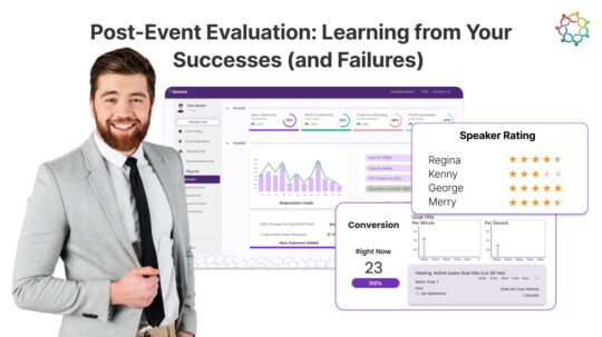 Post-Event Evaluation: Analyzing Impact with Data & Speaker Ratings