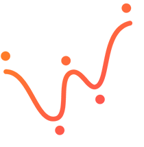 Abstract orange-red gradient icon