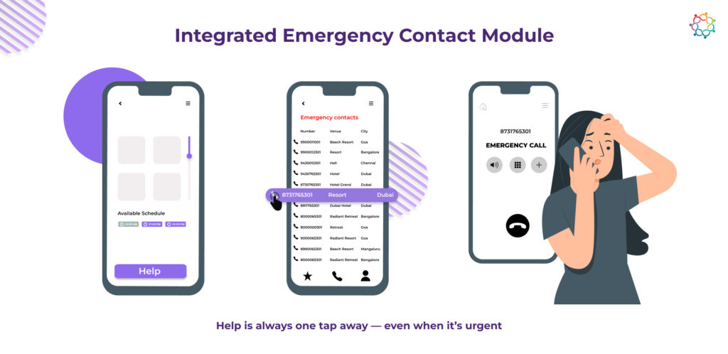  Integrated Emergency Contact Module