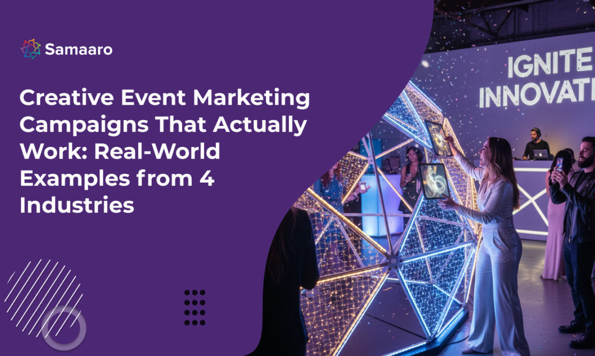Creative Event Marketing Campaigns That Actually Work: Real-World Examples from 4 Industries 