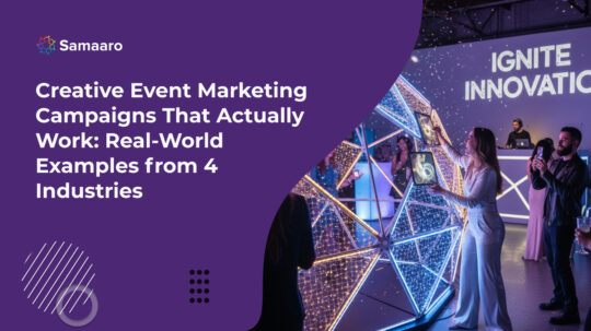 Creative Event Marketing Campaigns That Actually Work: Real-World Examples from 4 Industries 