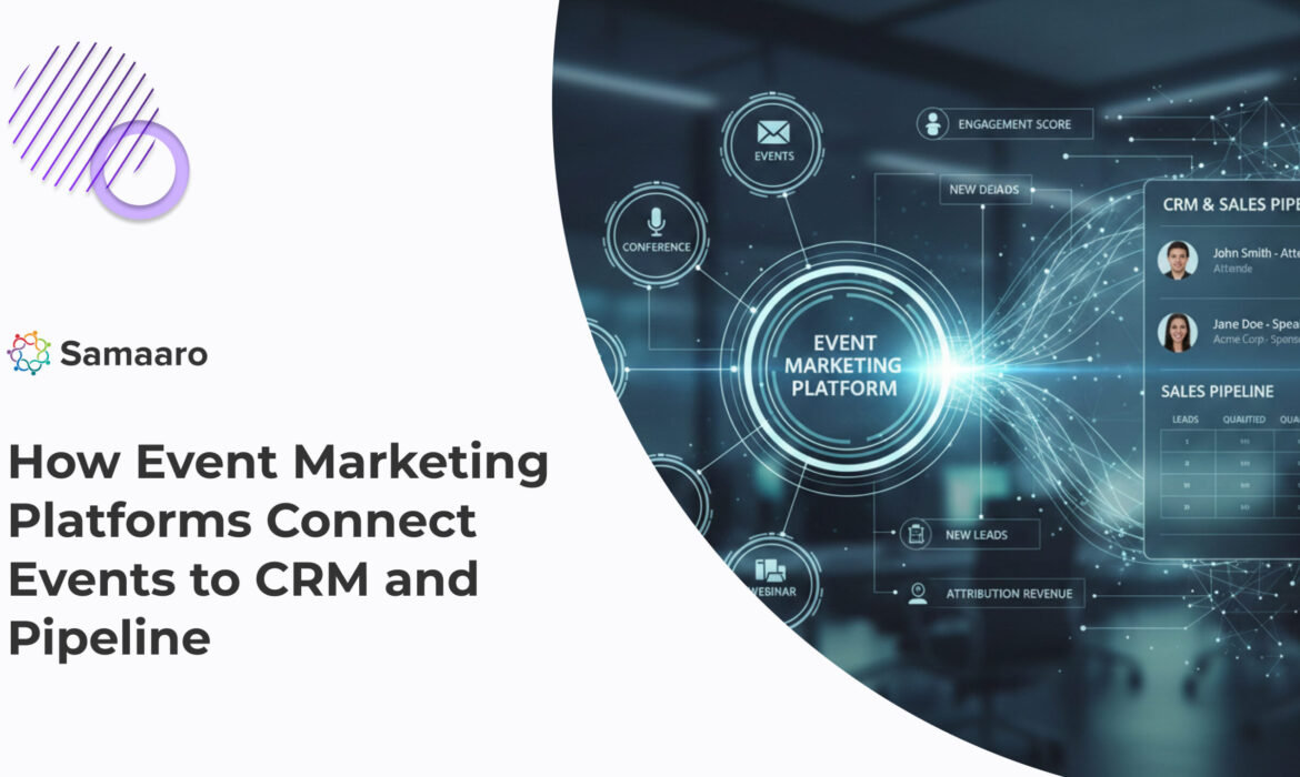 How Event Marketing Platforms Connect Events to CRM and Pipeline 