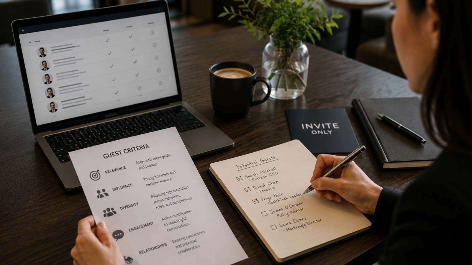 How to Curate the Guest List for a Closed-Door Event