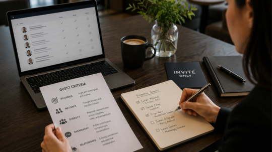 How to Curate the Guest List for a Closed-Door Event