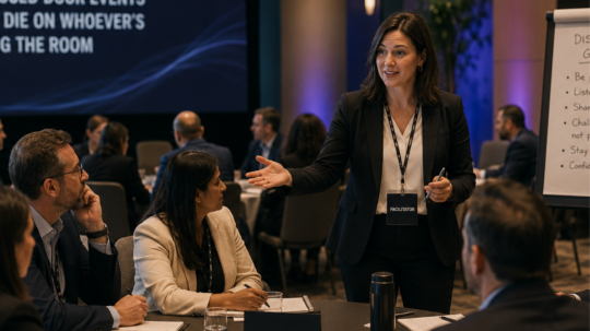 The Role of Facilitation: Why Closed-Door Events Live or Die on Whoever’s Running the Room