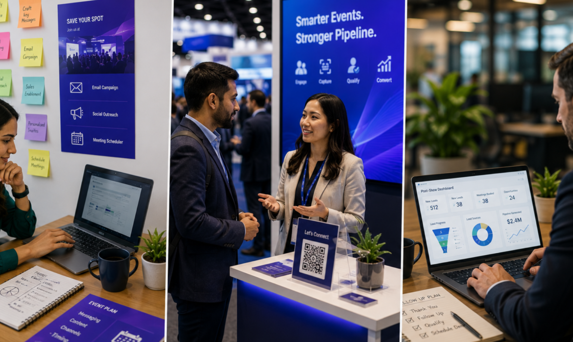 The Three Phases of Trade Show Marketing: Pre-Show, At-Show, Post-Show, and Why ROI Is Decided Outside the Show Floor
