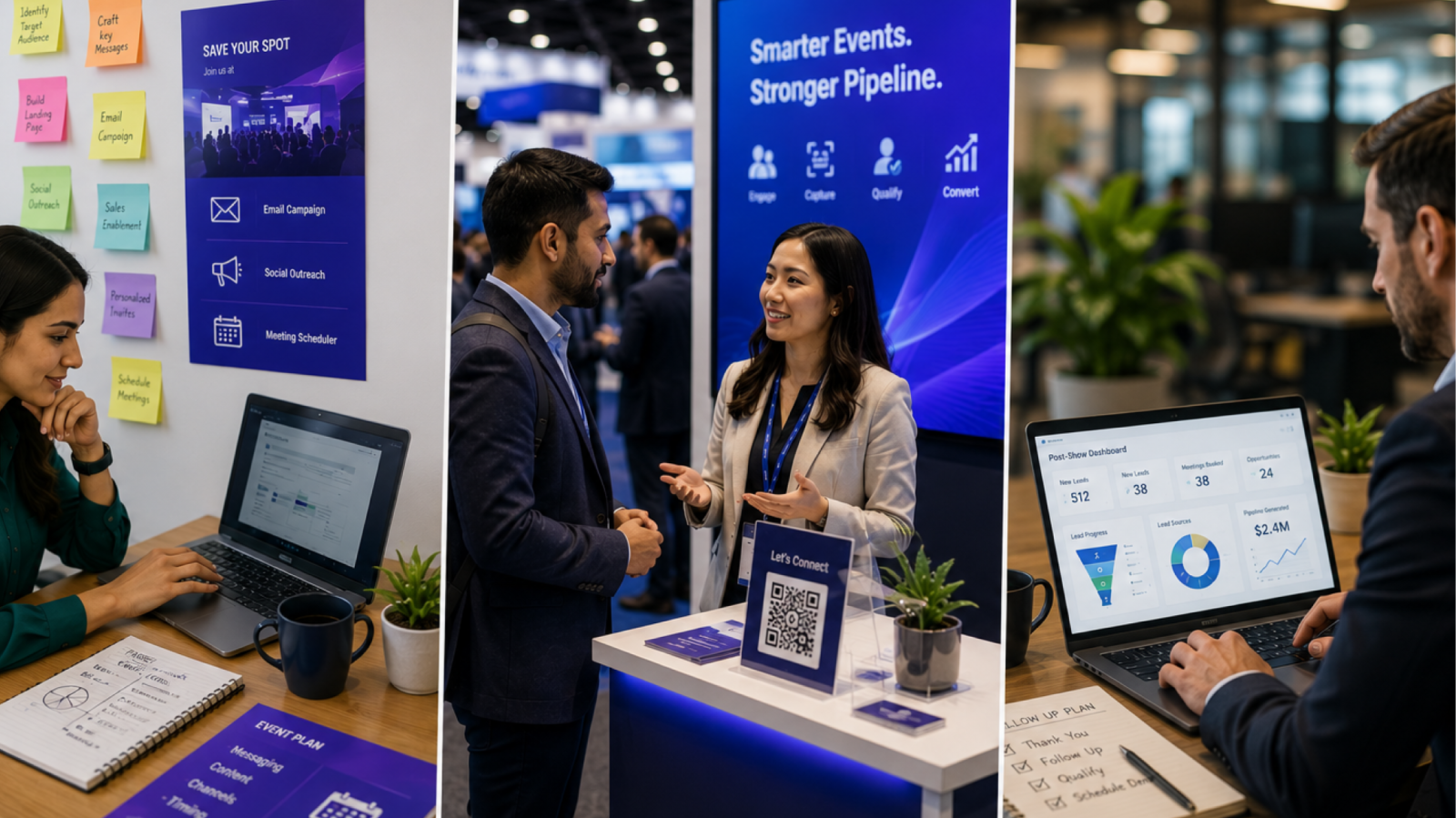 The Three Phases of Trade Show Marketing: Pre-Show, At-Show, Post-Show, and Why ROI Is Decided Outside the Show Floor