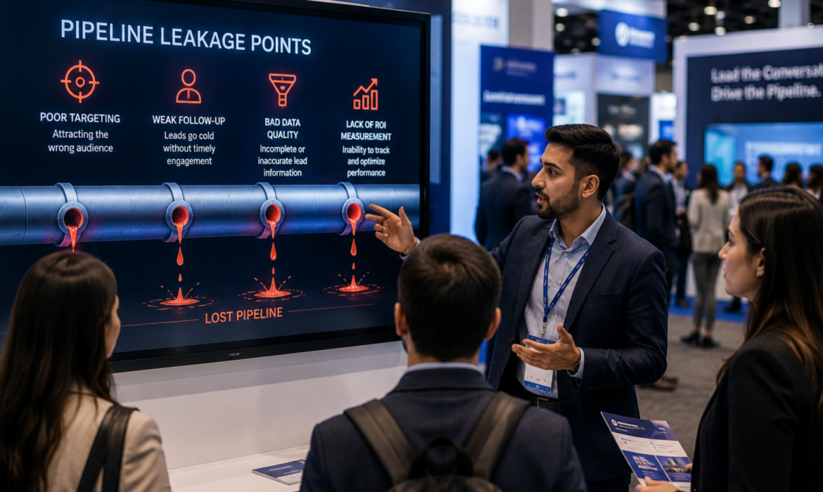 Why Trade Show Marketing Investments Rarely Convert to Pipeline: The Four Leakage Points That Cost the Most