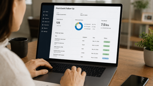 How to Speed Up Post-Event Follow-Up From 8 Hours to Under 30 Minutes