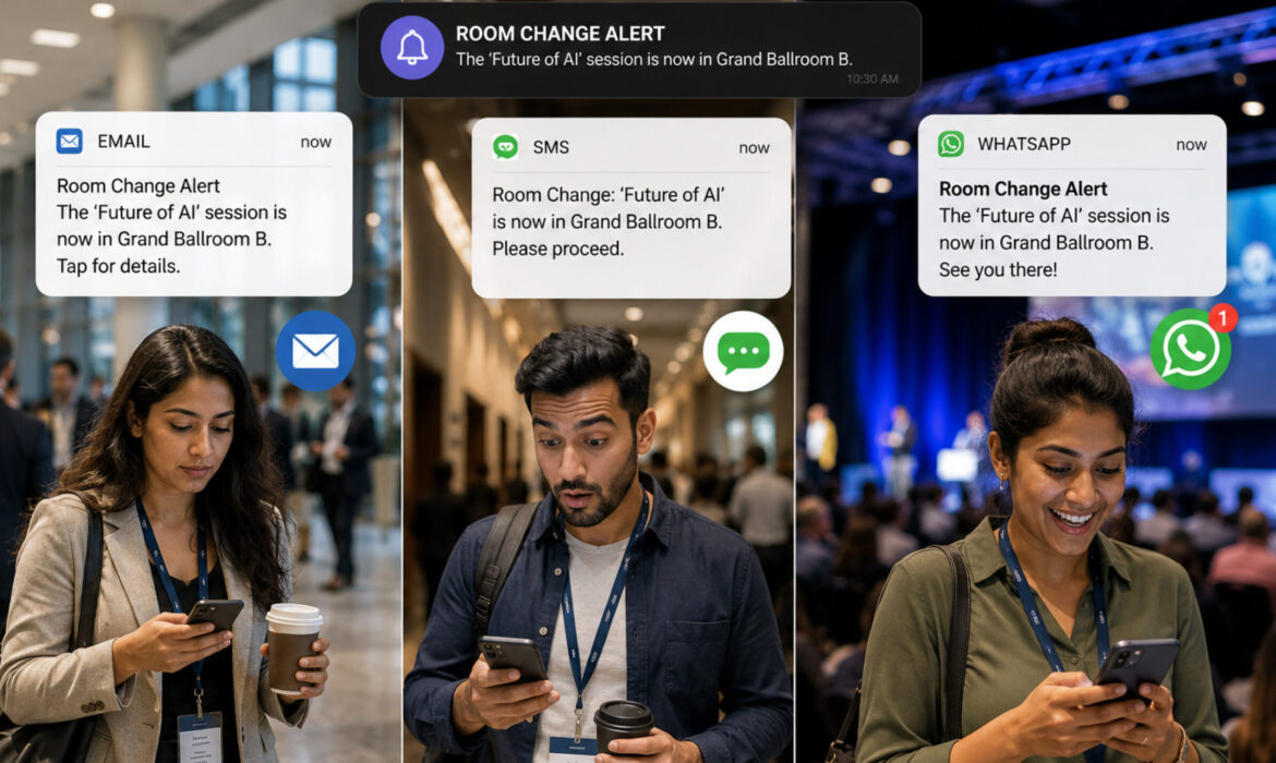 Email, WhatsApp, or SMS: Choosing the Right Channel for Each Event Message