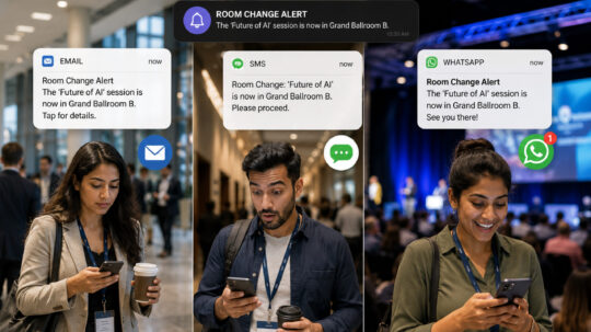 Email, WhatsApp, or SMS: Choosing the Right Channel for Each Event Message