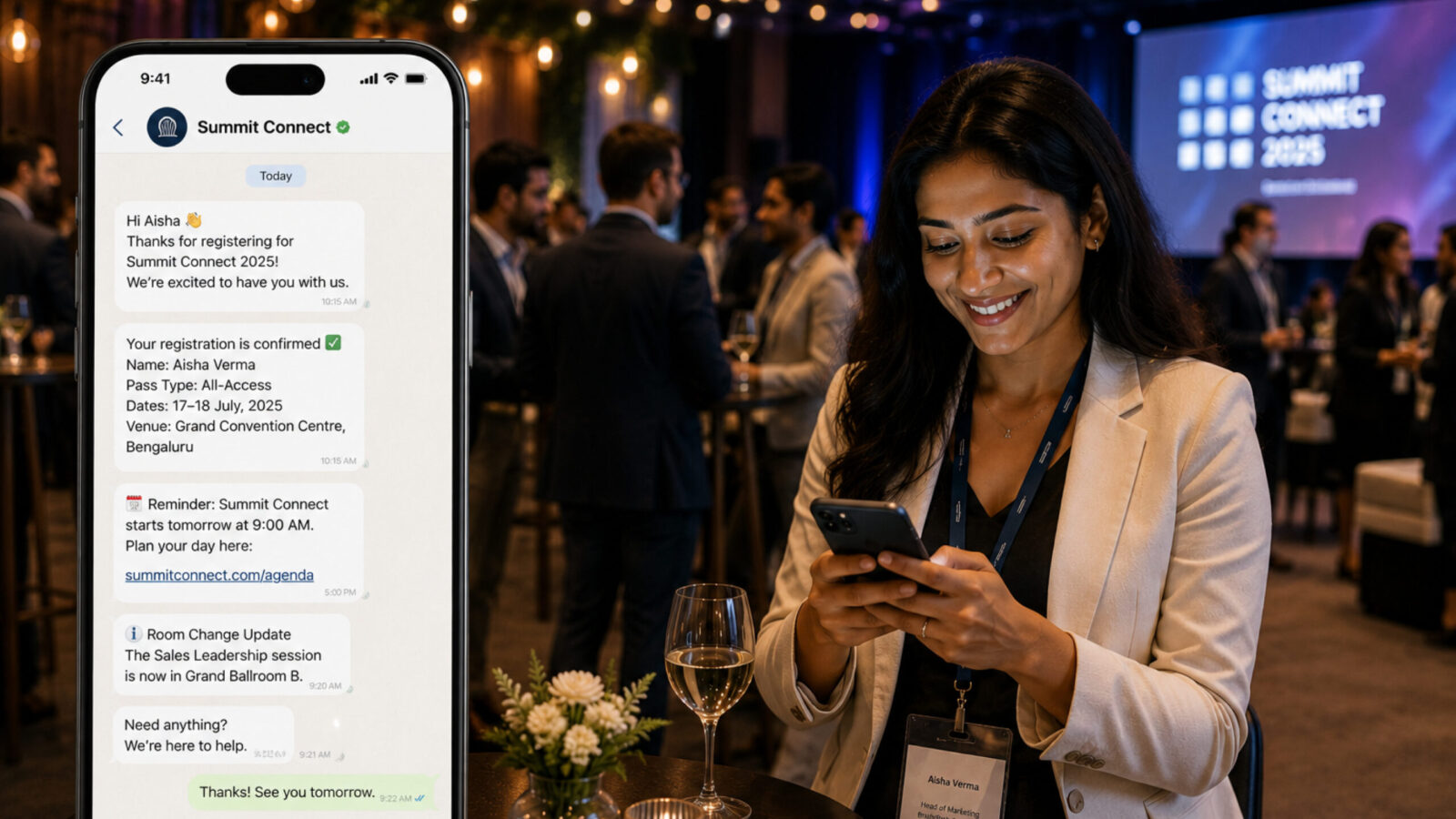 How B2B Event Teams Use WhatsApp Without Annoying Attendees