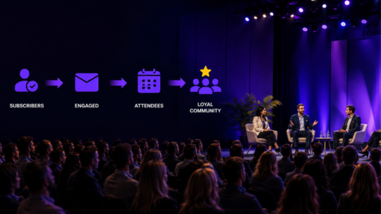 From Subscribers to Attendees: Building Media Events Readers Show Up For 