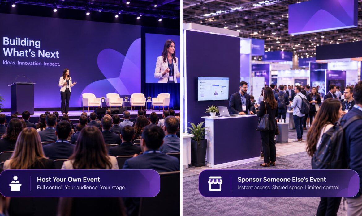 Host Your Own Event or Sponsor Someone Else’s: Which Fits Your GTM Motion