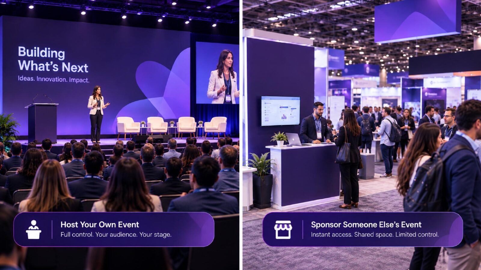 Host Your Own Event or Sponsor Someone Else’s: Which Fits Your GTM Motion